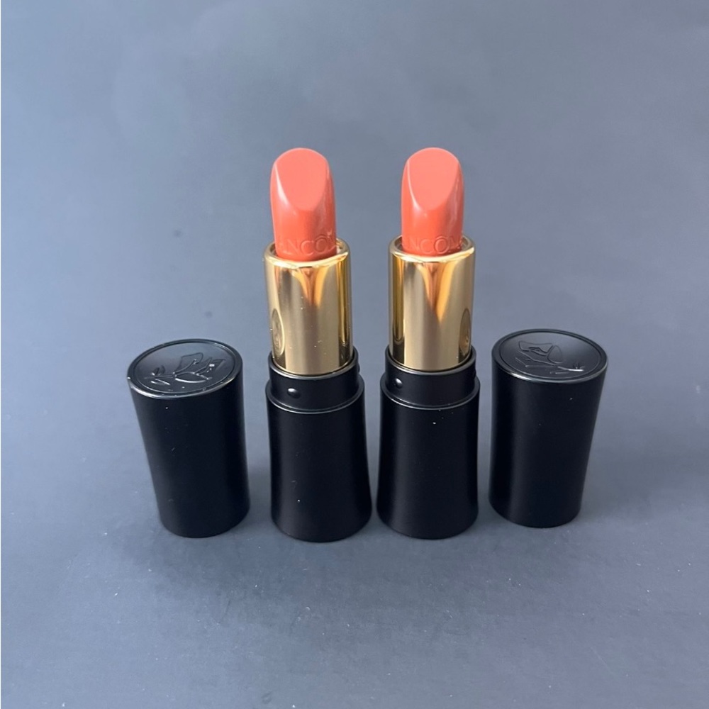 Lancome L'Absolu Rouge Lipstick #274 French Tea Travel Size Lot of 2